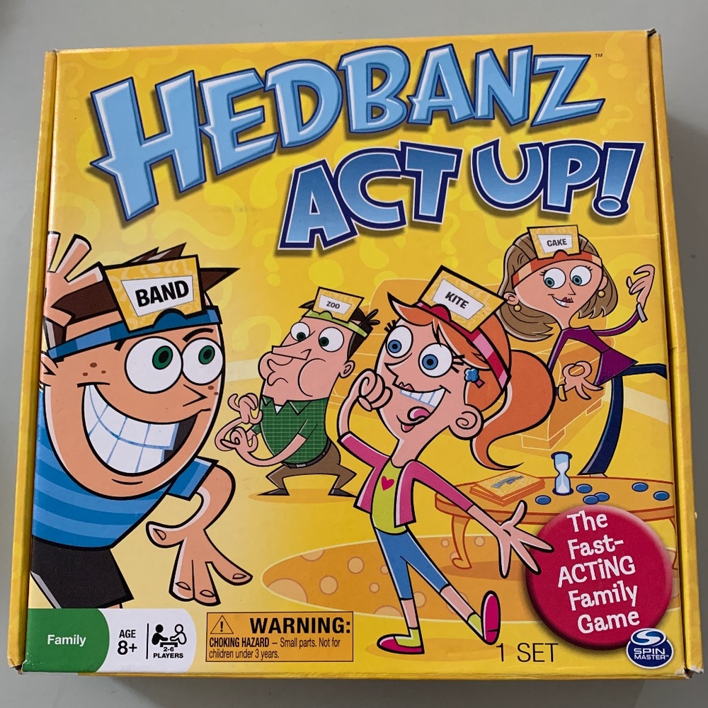 Headbanz Act Up board game